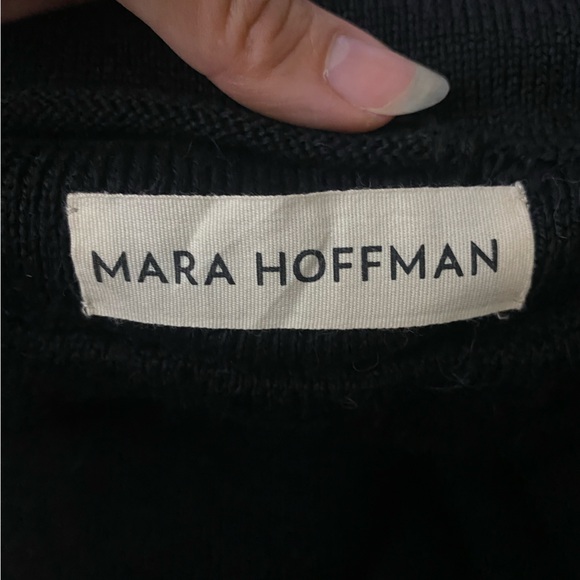 NWOT MARA HOFFMAN Sz M AZALEA RIBBED BELTED ALPACA - Picture 8 of 8